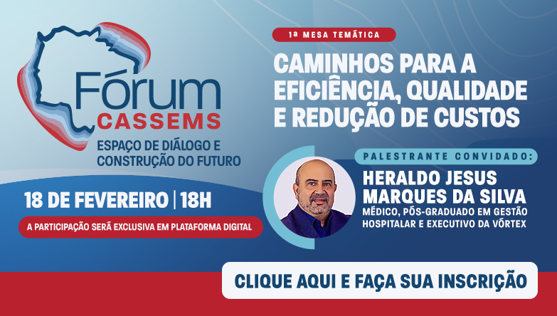 Cassems realiza Fórum técnico para debater saúde suplementar 100% online