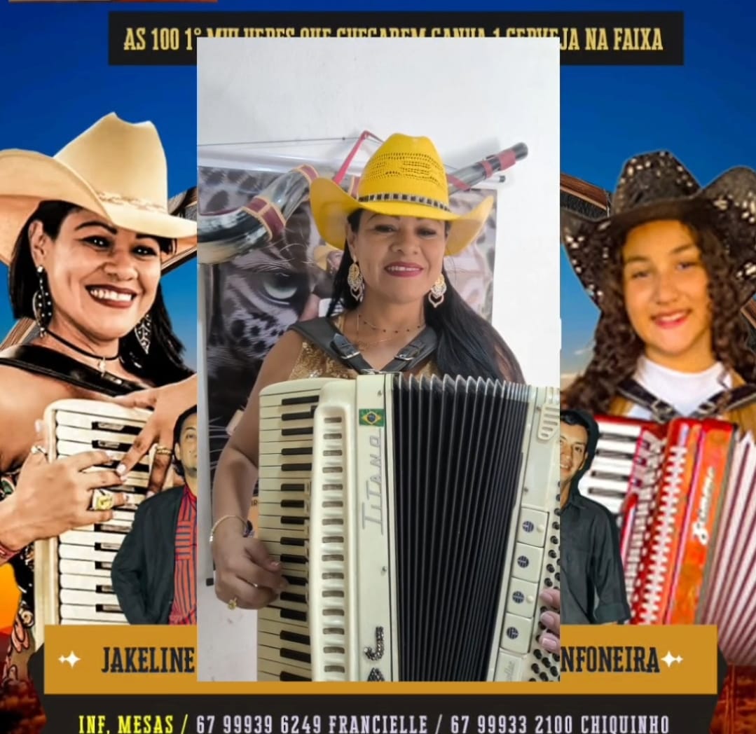 Baile das Mulheres: Jakeline Sanfoneira e grandes atrações agitam a noite de 8 de março