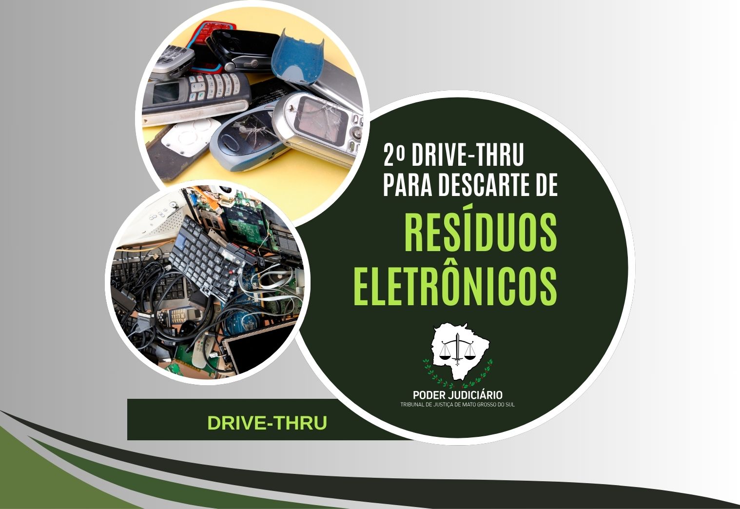 Após sucesso da 1ª edição, TJ realiza 2º Drive-Thru de lixo eletrônico