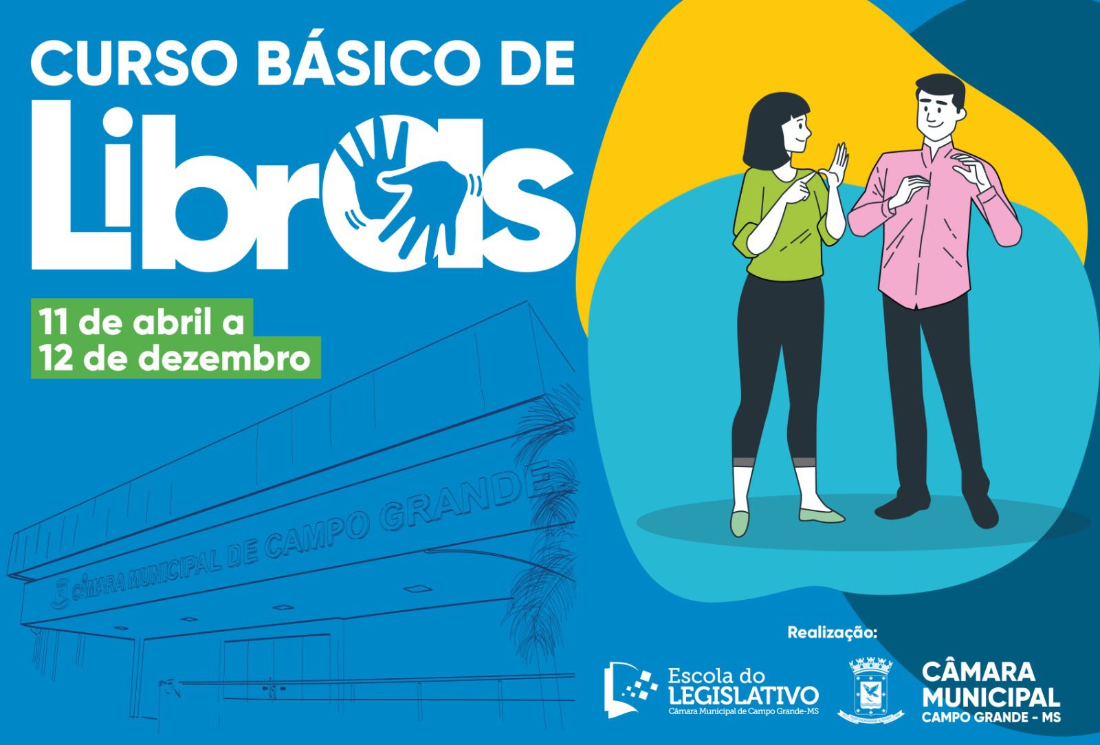 Câmara inicia na sexta-feira curso de Libras e amplia vagas para atender a demanda