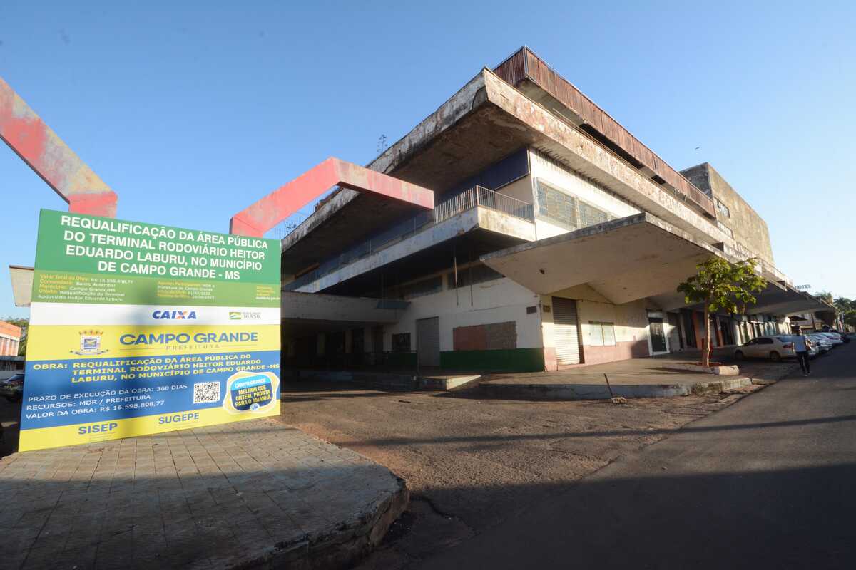Antiga Rodoviária de Campo Grande se torna novo foco de criminalidade e usuários de drogas