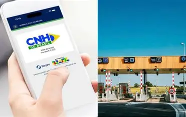 Pedágio free flow: cobranças passam a aparecer no app CNH do Brasil a partir desta segunda