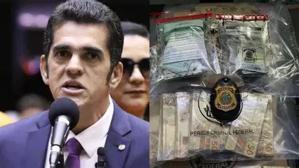 PF apreende celular no esgoto e R$ 87 mil em endereços ligados ao deputado Antônio Doido
